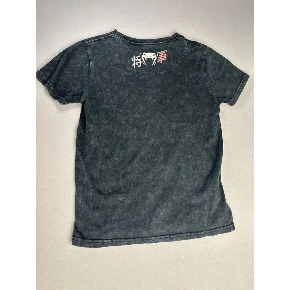 Venum YOUTH 8 Shogun Grappling Distressed Black Graphic Tee‎ Shirt